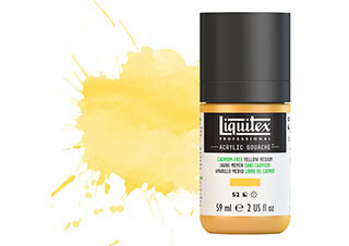 Liquitex Acrylic Gouache 2oz Cadmium-Free Yellow Medium