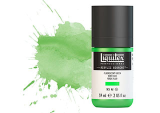 Liquitex Acrylic Gouache 2oz Fluorescent Green