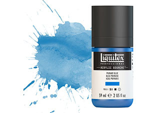Liquitex Acrylic Gouache 2oz Primary Blue