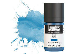 Liquitex Acrylic Gouache 2oz Sky Blue