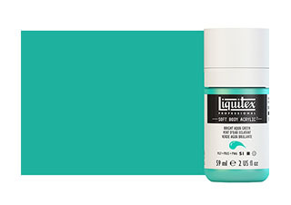 Liquitex Soft Body Acrylic Paint 2oz Bright Aqua Green