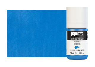 Liquitex Soft Body Acrylic Paint 2oz Brilliant Blue