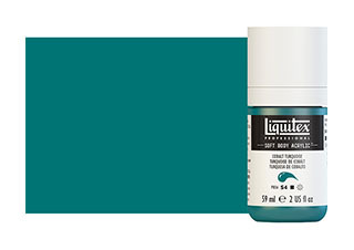 Liquitex Soft Body Acrylic Paint 2oz Cobalt Turquoise