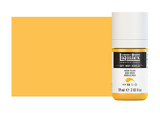 Liquitex Soft Body Acrylic Paint 2oz Indian Yellow