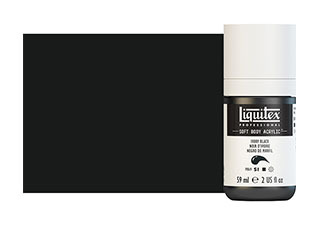 Liquitex Soft Body Acrylic Paint 2oz Ivory Black