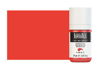 Liquitex Soft Body Acrylic Paint 2oz Naphthol Red Light