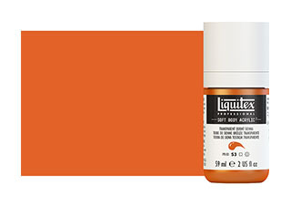 Liquitex Soft Body Acrylic Paint 2oz Transparent Burnt Sienna