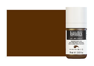 Liquitex Soft Body Acrylic Paint 2oz Transparent Burnt Umber