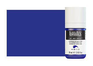 Liquitex Soft Body Acrylic Paint 2oz Ultramarine Blue (Green Shade)