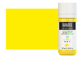 Liquitex Soft Body Acrylic Paint 8oz Cadmium-Free Yellow Light
