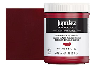 Liquitex Heavy Body Acrylic Paint 16oz Alizarin Crimson Hue Permanent