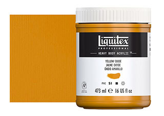 Liquitex Heavy Body Acrylic Paint 16oz Yellow Oxide