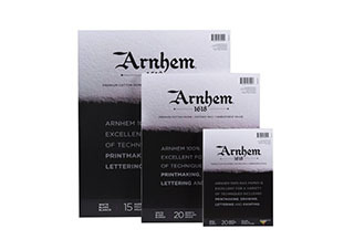 Speedball Arnhem 1618 White Printmaking Paper Pad 5x7 (20 Sheets)