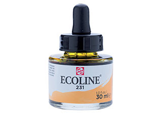 Ecoline Liquid Watercolor 30mL Pipette Jar Gold Ochre