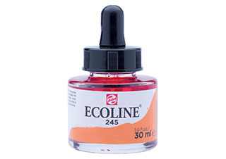 Ecoline Liquid Watercolor 30mL Pipette Jar Saffron Yellow