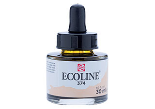 Ecoline Liquid Watercolor 30mL Pipette Jar Pink Beige