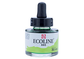 Ecoline Liquid Watercolor 30mL Pipette Jar Spring Green
