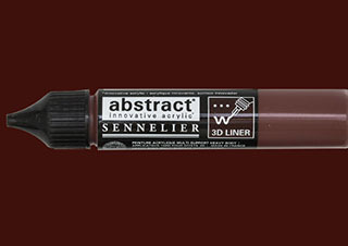 Sennelier Abstract Acrylic Liner 27ml Burnt Sienna