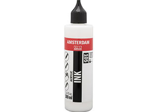 Amsterdam Acrylic Ink 100ml Titanium White