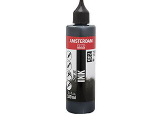 Amsterdam Acrylic Ink 100ml Oxide Black