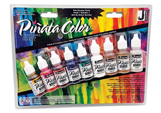 Jacquard Exciter Pack of 9 Pinata Alcohol Ink Overtones 1/2 oz