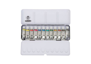 Schmincke Horadam Watercolor 5ml Tube Metal Box Set of 12