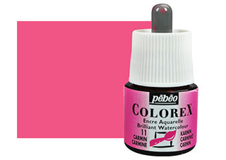 Pebeo Colorex Watercolor Ink 45mL Carmine
