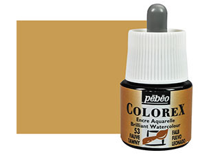 Pebeo Colorex Watercolor Ink 45mL Fawn