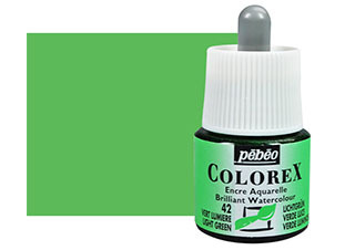 Pebeo Colorex Watercolor Ink 45mL Light Green
