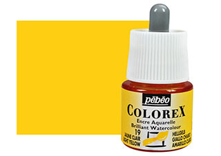Pebeo Colorex Watercolor Ink 45mL Light Yellow