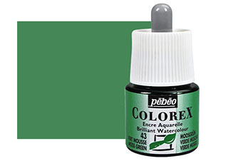 Pebeo Colorex Watercolor Ink 45mL Moss Green