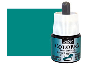 Pebeo Colorex Watercolor Ink 45mL Oriental Blue