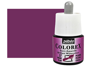 Pebeo Colorex Watercolor Ink 45mL Plum