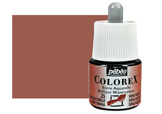 Pebeo Colorex Watercolor Ink 45mL Raw Sienna