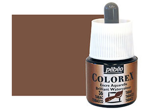 Pebeo Colorex Watercolor Ink 45mL Tobacco