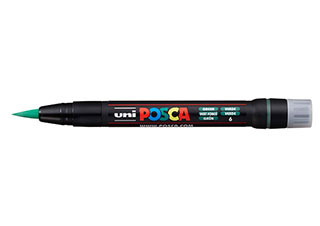 POSCA Paint Marker PCF-350 Brush Tip Green