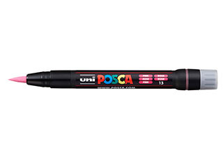 POSCA Paint Marker PCF-350 Brush Tip Pink