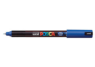 POSCA Paint Marker PC-1MR Extra (Ultra) Fine Blue