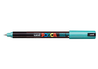 POSCA Paint Marker PC-1MR Extra (Ultra) Fine Metallic Green