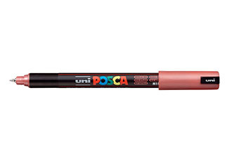 POSCA Paint Marker PC-1MR Extra (Ultra) Fine Metallic Red