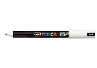 POSCA Paint Marker PC-1MR Extra (Ultra) Fine White