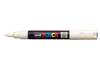 POSCA Paint Marker PC-1M Extra Fine Tapered Ivory