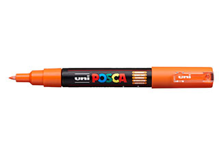 POSCA Paint Marker PC-1M Extra Fine Tapered Orange