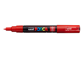 POSCA Paint Marker PC-1M Extra Fine Tapered Red