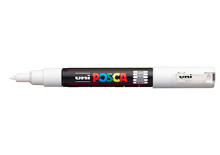 POSCA Paint Marker PC-1M Extra Fine Tapered White