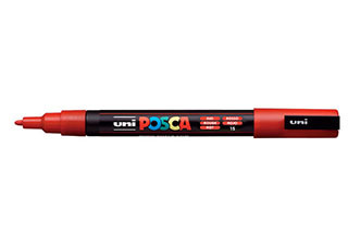 POSCA Paint Marker PC-3M Fine Red
