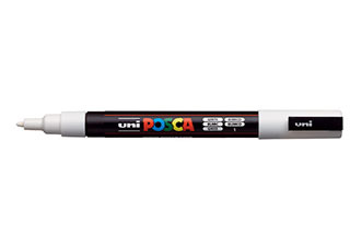 POSCA Paint Marker PC-3M Fine White