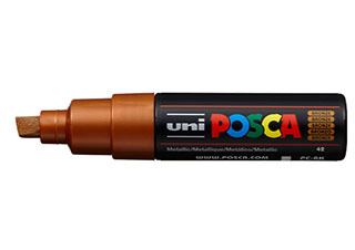 POSCA Paint Marker PC-8K Broad Chisel Bronze