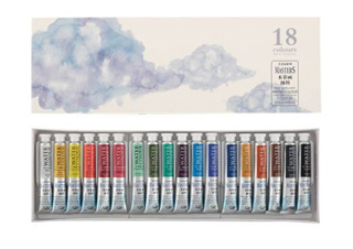 Maries Master Quality Watercolor 9 ml Set of 18 Colors