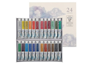 Maries Master Quality Watercolor 9 ml Set of 24 Colors